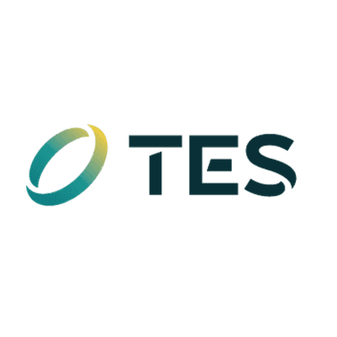 Company logo for TES