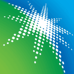 Company logo for Aramco